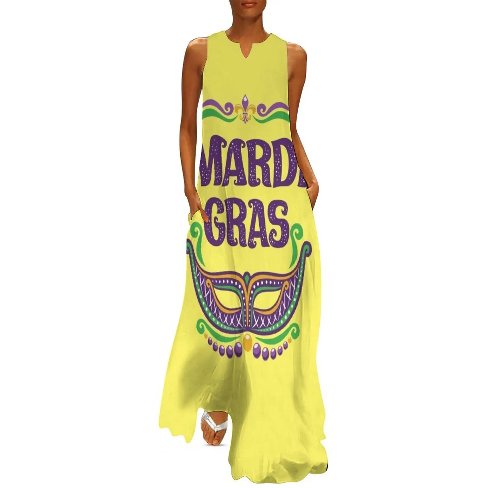 

This Is My Mardi Gras Shirt 2019 Long Dress evening dress loose summer dress Women"s summer skirt