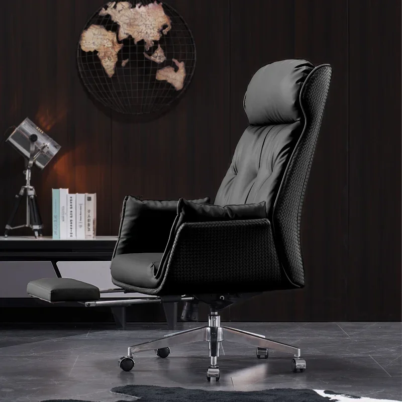 

Light Luxury Office Chairs Modern Office Furniture Boss Soft Backrest Computer Chair Conference Room Armchair Lift Swivel Chair