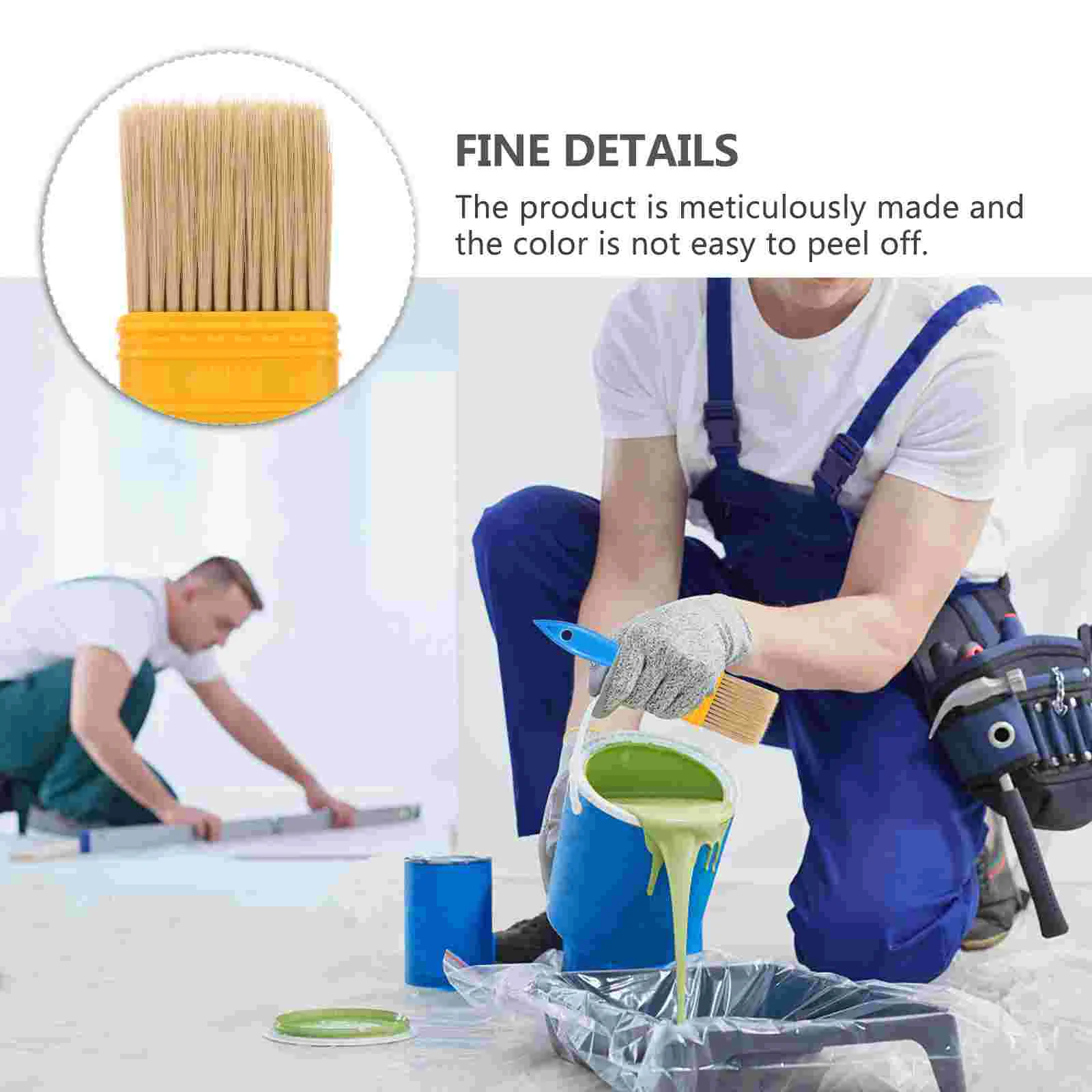 20PCS Utility Paint Stains Varnishes Glues Gesso Easy to Clean Brush for Paint Oil Brush Kitchen Brush