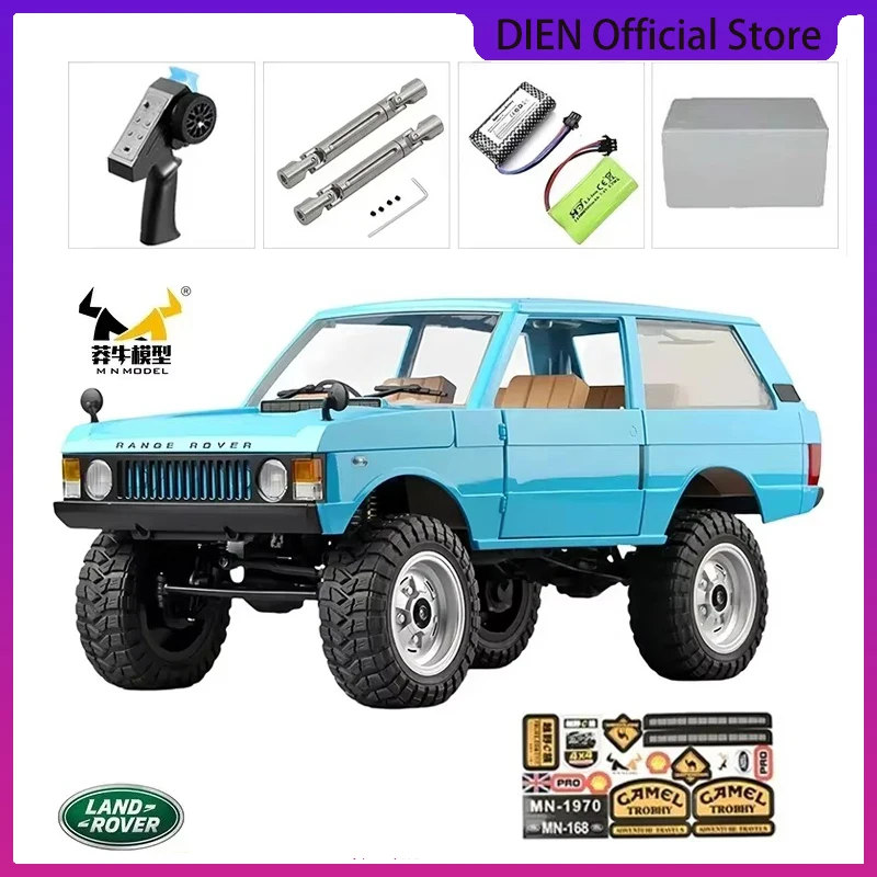 New Toyota RCCar Manniu Mn82s four-wheel Drive Retro Remote Control Car 1:12 Land Patrol Pickup Climbing model toy gift