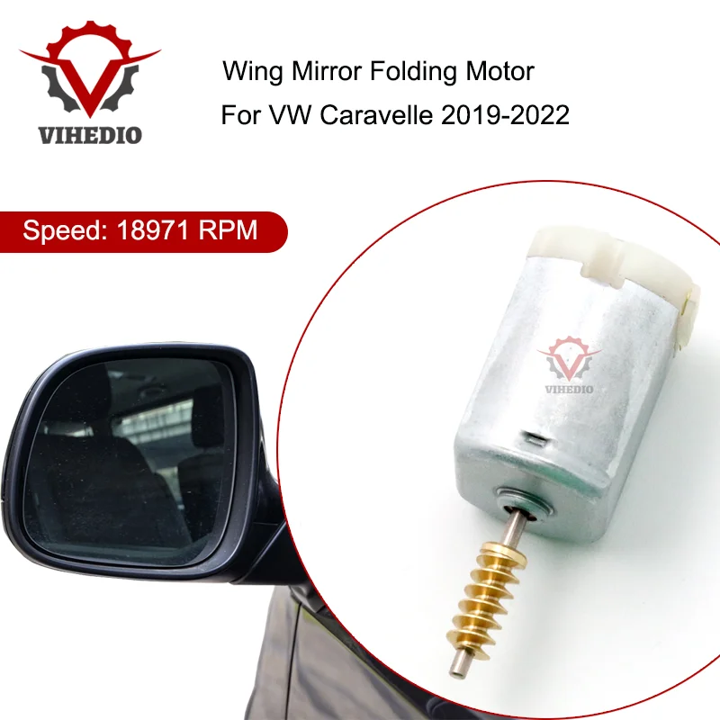

For VW Caravelle 2019-2022 Car Wing Mirror Folding Inner OEM Motor 12V Core Power Replacement Electric High Quality DIY Engine
