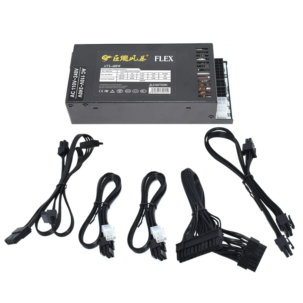 New PC Power Supply 400W 600W  - đánh giá và giá Flex Atx Power Supply 600W 1U