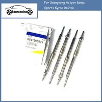 Calentador de bujías incandescentes de encendido genuino, nuevo, 6641590001 para Ssangyong Actyon y Sports Kyron Rexton