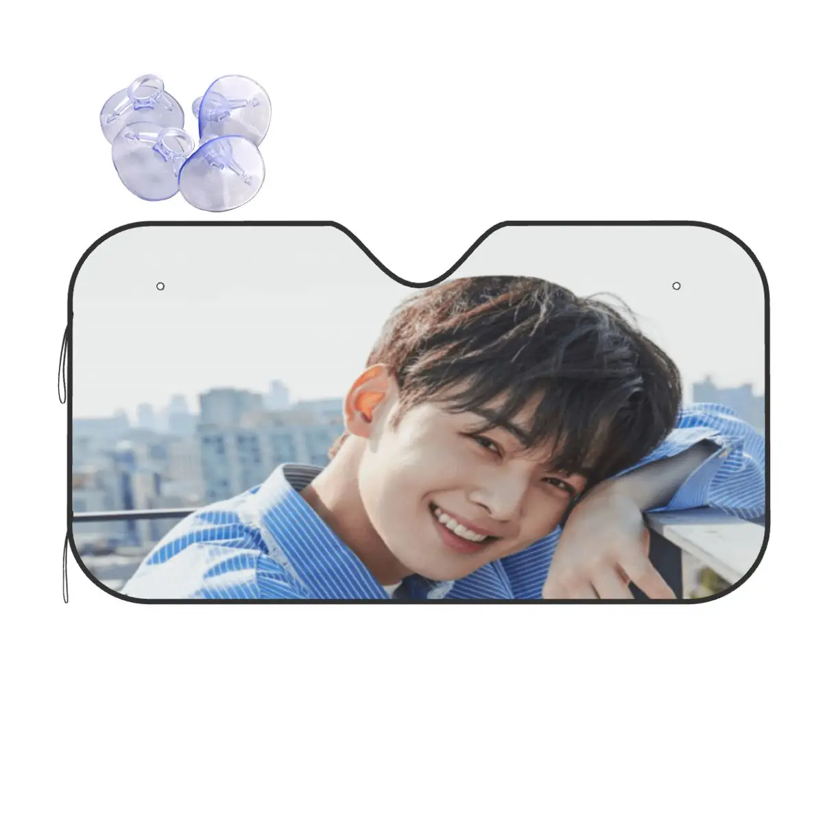 

Индивидуальный солнцезащитный экран Cha Eunwoo 70x130 см корейский Idol Group Astro алюминиевая фольга автомобильные солнцезащитные автомобильные чехлы