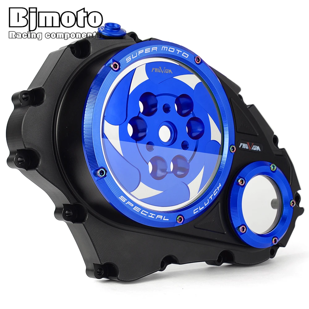 CNC Motorfiets GSX-R1000 Racing Motor Clear Clutch Cover Voor Suzuki GSXR1000 GSX-R GSXR1000 GSX R1000 2007-2016