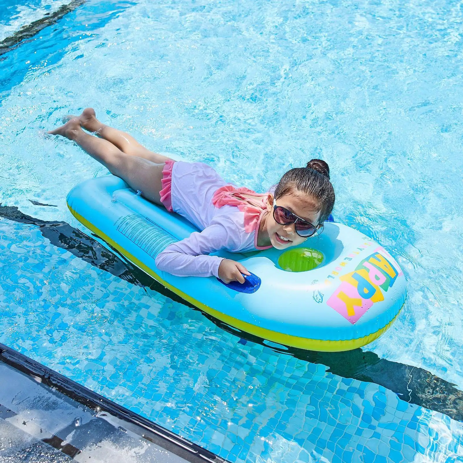 Inflatable Pool Floats Inflatable Pool Floats For Kids Bed Lounge Mat Floatie Raft Lounger Pad Toys For Garden Outdoor Backyard
