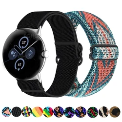 Elastic Nylon Strap For Google Pixel Watch 4 41 45mm Bracelet Replaced Wristband For Google Pixel 2 3 4 Smart Watch Band Correa