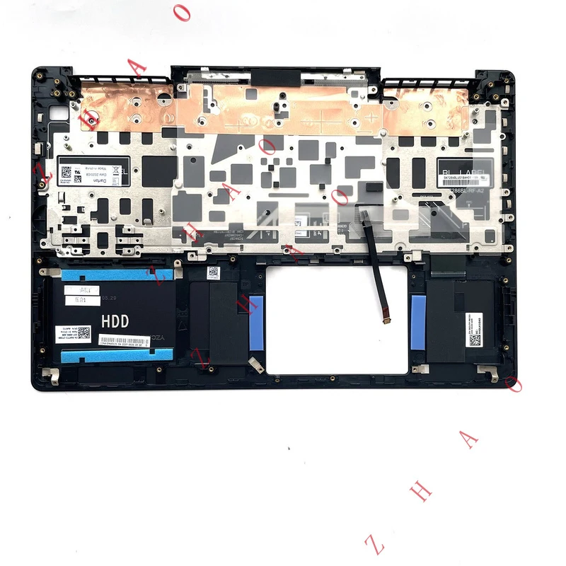 Z   For Dell Vostro 7590 Inspiron 7590 2-in-1 Palmrest Backlit Keyboard 0WNTTJ Black