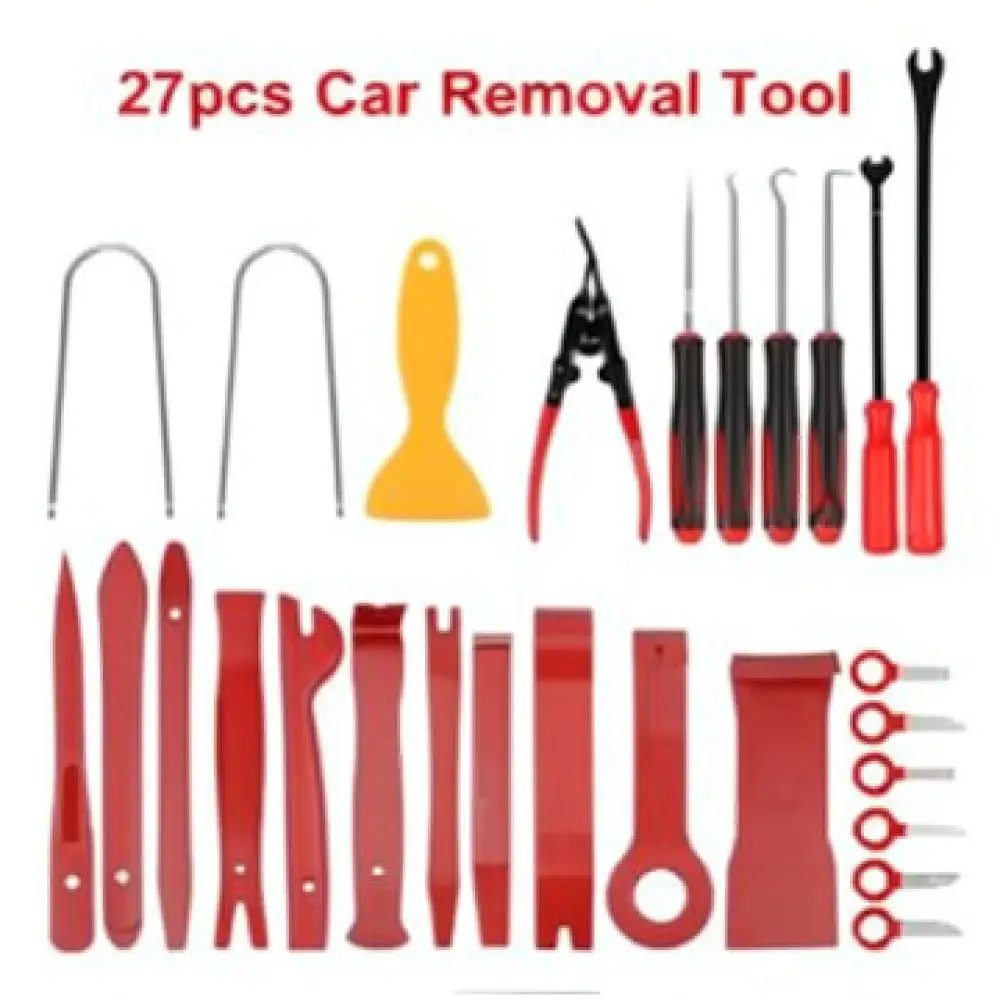 Car Trim Dashboard Removal Tool Set Audio Console Door Panel Fastener Installer Repair Kit Automotive Supply
