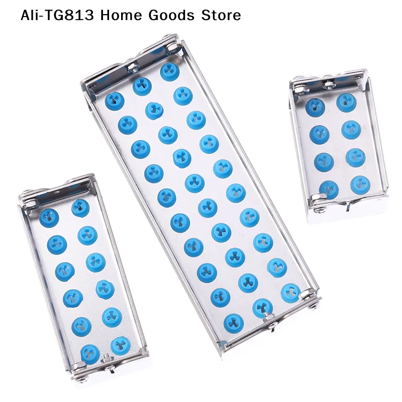 [TG813]Dental Bur Holder Autoclave Sterilizer Case Endo File Disinfection Box Organizer