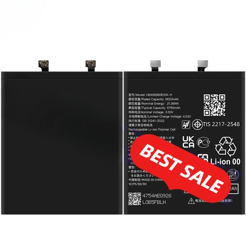 HB496880EXW-11 for Huawei Mate 80 Phone Battery 0 Cycle High Quality High Capacity Replacement Bateria Grade A Cell with Tools