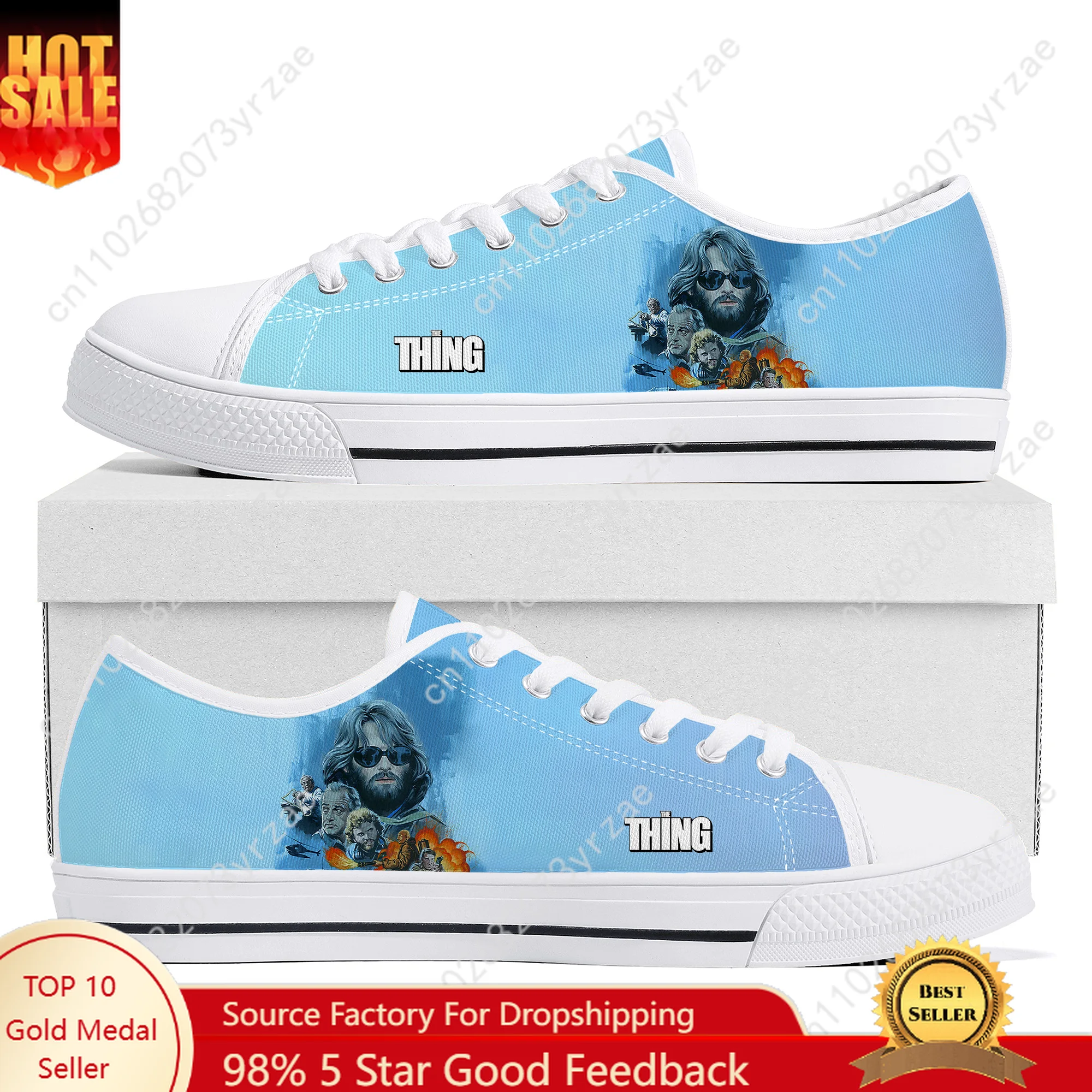 The Thing Low Top High Quality Sneakers Mens Womens Teenager Canvas Sneaker Casual Shoes Fashion Patterns Custom Made Shoes