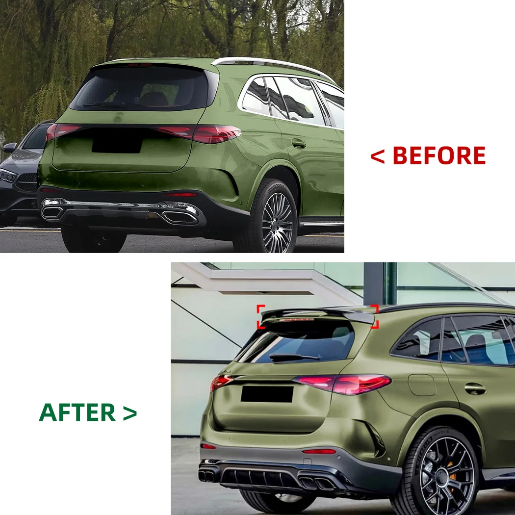 For Mercedes-Benz GLC X254 2023+ Car Roof Spoiler Rear Trunk Spoiler 2023 2024 Rear Wing ABS Body Kits Tuning Cars Exterior Part