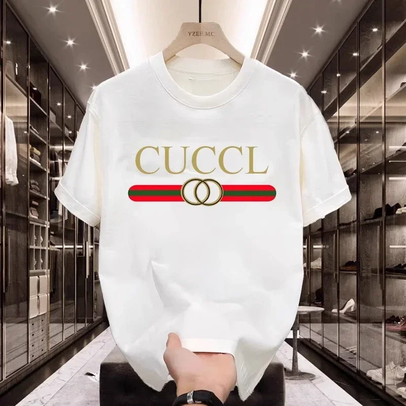 

2026 Latest Trend Men's Short-Sleeved T-Shirt - New Pure Cotton Fashion Short-Sleeved Design - Breathable - High Quality