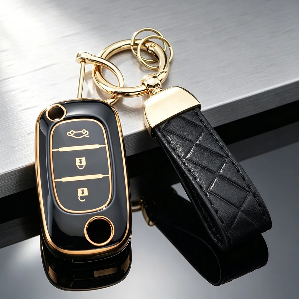 Folding 3 Buttons Filp Remote Car Key Shell Case for Renault Clio Scenic Megane III Vivaro Movano Traffic Master Kangoo
