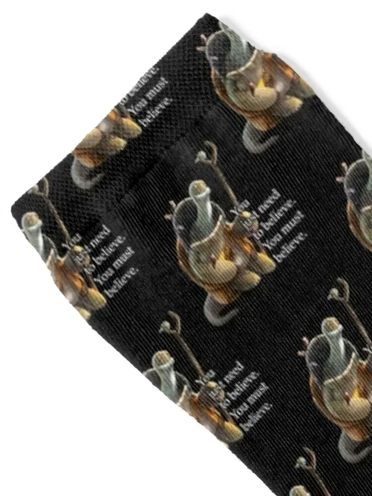 Master Oogway - Must Believe Quote Socks moving stockings crazy warm winter snow Boy Socks Women's