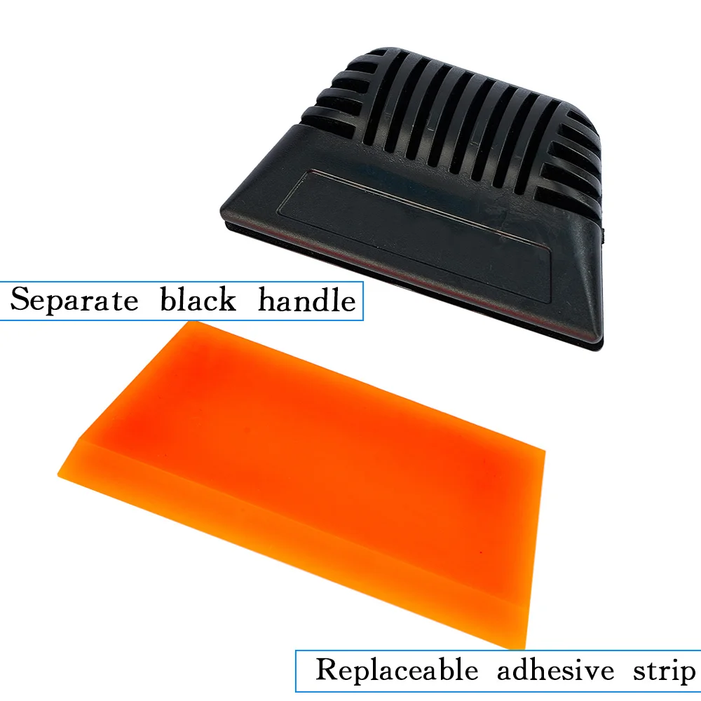 Blue  Rubber Scraper Soft PPF Wrapping Car Tools Wash Accessories Vinyl Tint Window toolFilm Glass Water Removal Card Squeegee