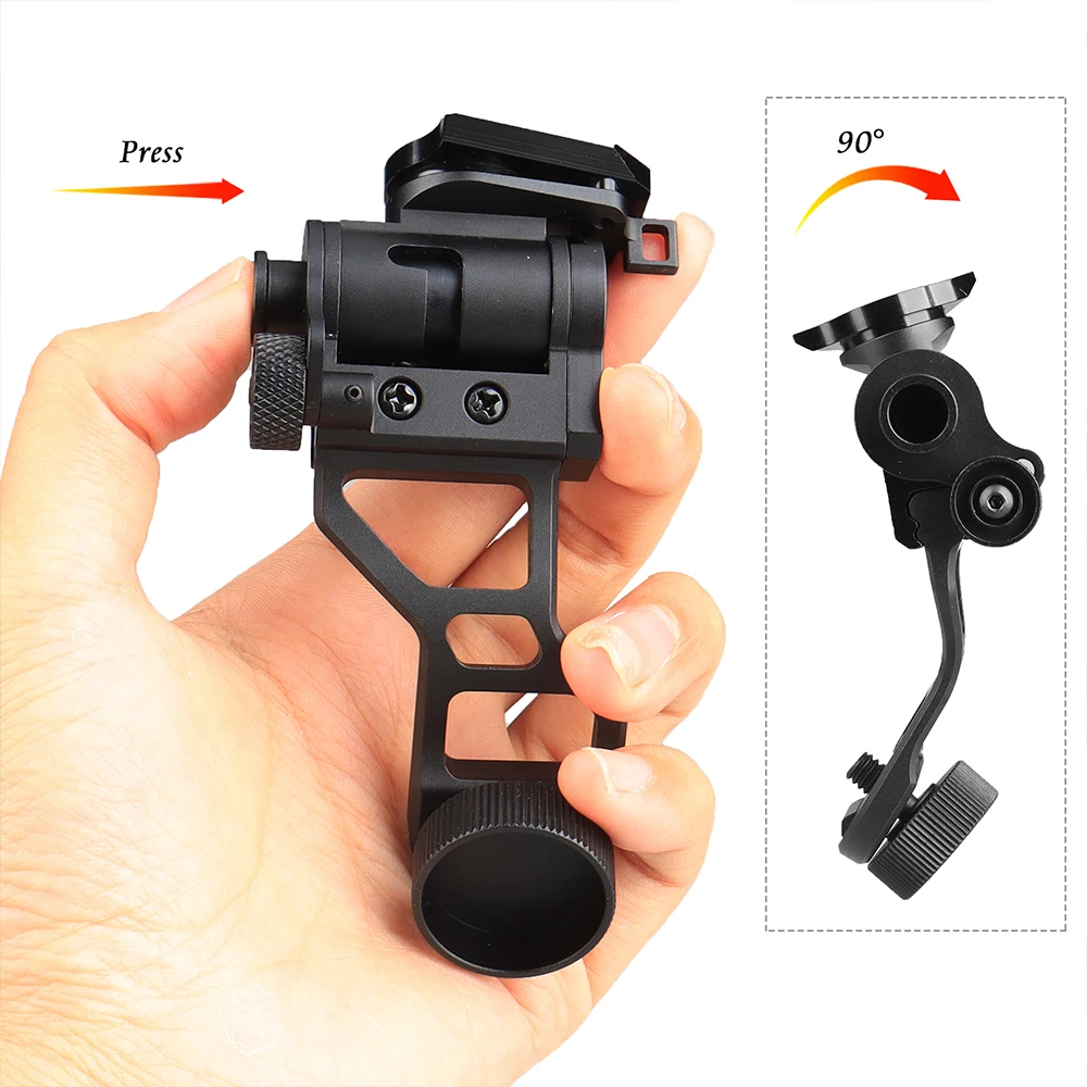 Nuovo HOT Night Vision Mount NVG Arms Mount J Arm Adapter per AN / PVS-14 monoculare NVG Dovetail GZ24-0259