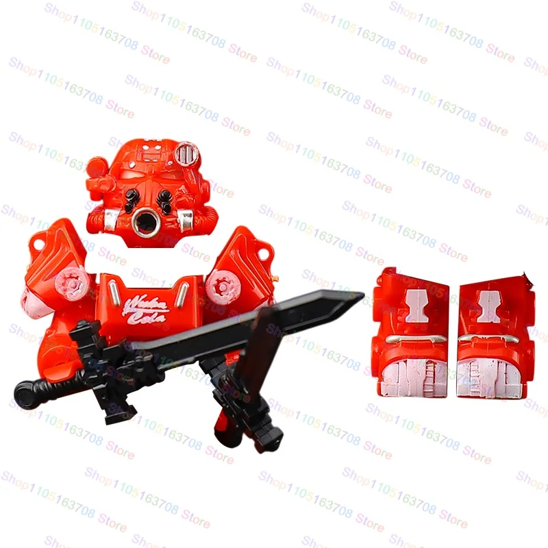 أنيمي لعبة المحاربين العسكريين ميكا شخصيات قوة درع الثقيلة عمل أرقام اللبنات ملحقات لعبة هدية GP801 #5