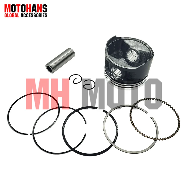 Juego de anillos y pistón 51MM diámetro 13MM PIN 1,0*1,0*2,0 MM anillo para YAMAHA JUPITER-Z nuevo CRYPTON T110
