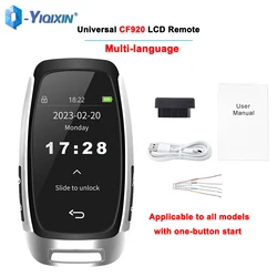 YIQIXIN – clé intelligente universelle sans clé, LCD, pour BMW, Audi, Hyundai, VW, Toyota, Cadillac, CF920