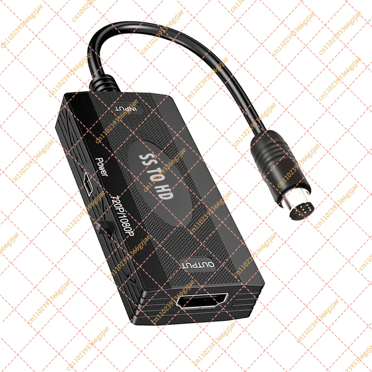 N-B63C Portable SS to HDMI-Compatible Converter for Sega Saturn Consoles HD TV Adapter