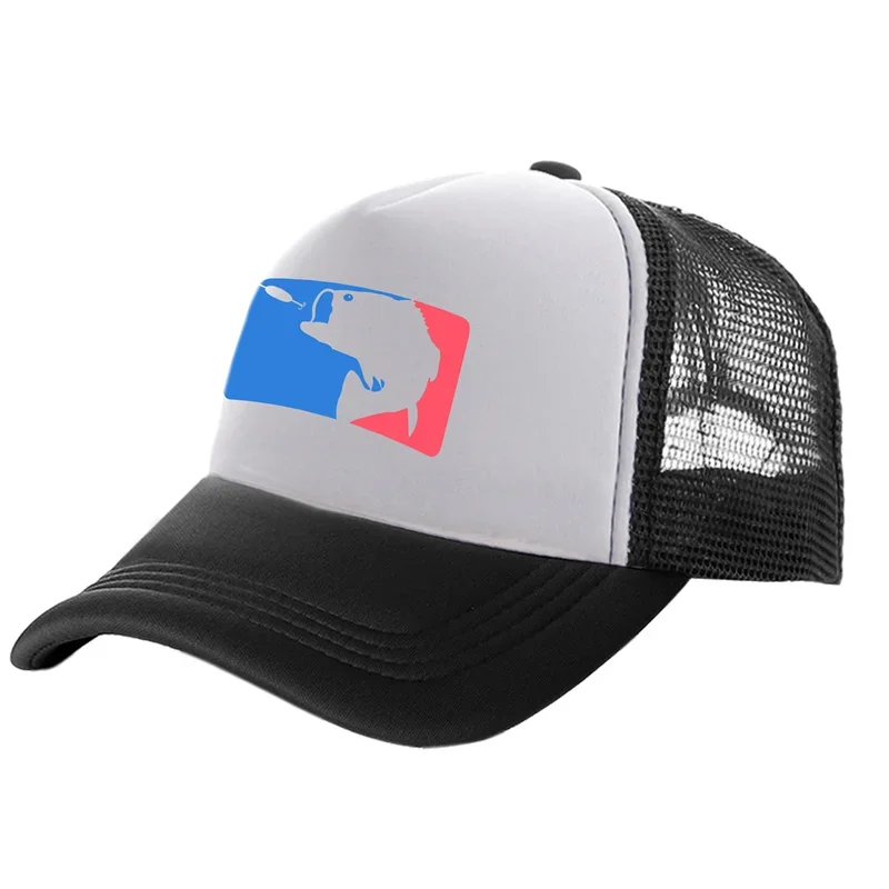 Pike Fish Hunting Truck Driver Hat Legal Male Pike Fishing Hat Baseball Hat Summer Neutral Net Hat