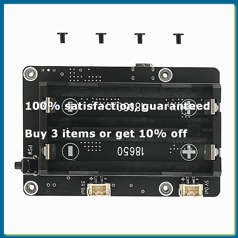 Carte d'extension de gestion d'alimentation UPS pour 5 modules UPS 18650, fournissant une alimentation de secours pour 5 appareils