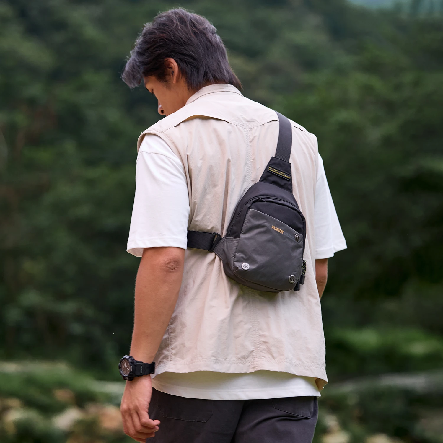 Volunteer Shoulder Bag for Men 2023 New Stylish Waterproof  Versatile Casual High Quality Light Weight Crossbody Bags 1698-18