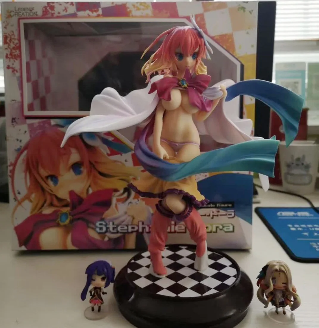 

No Game No Life ZERO Stephanie Dola Figure PVC Anime Model Action Toys Doll Christmas Gifts Adult Product