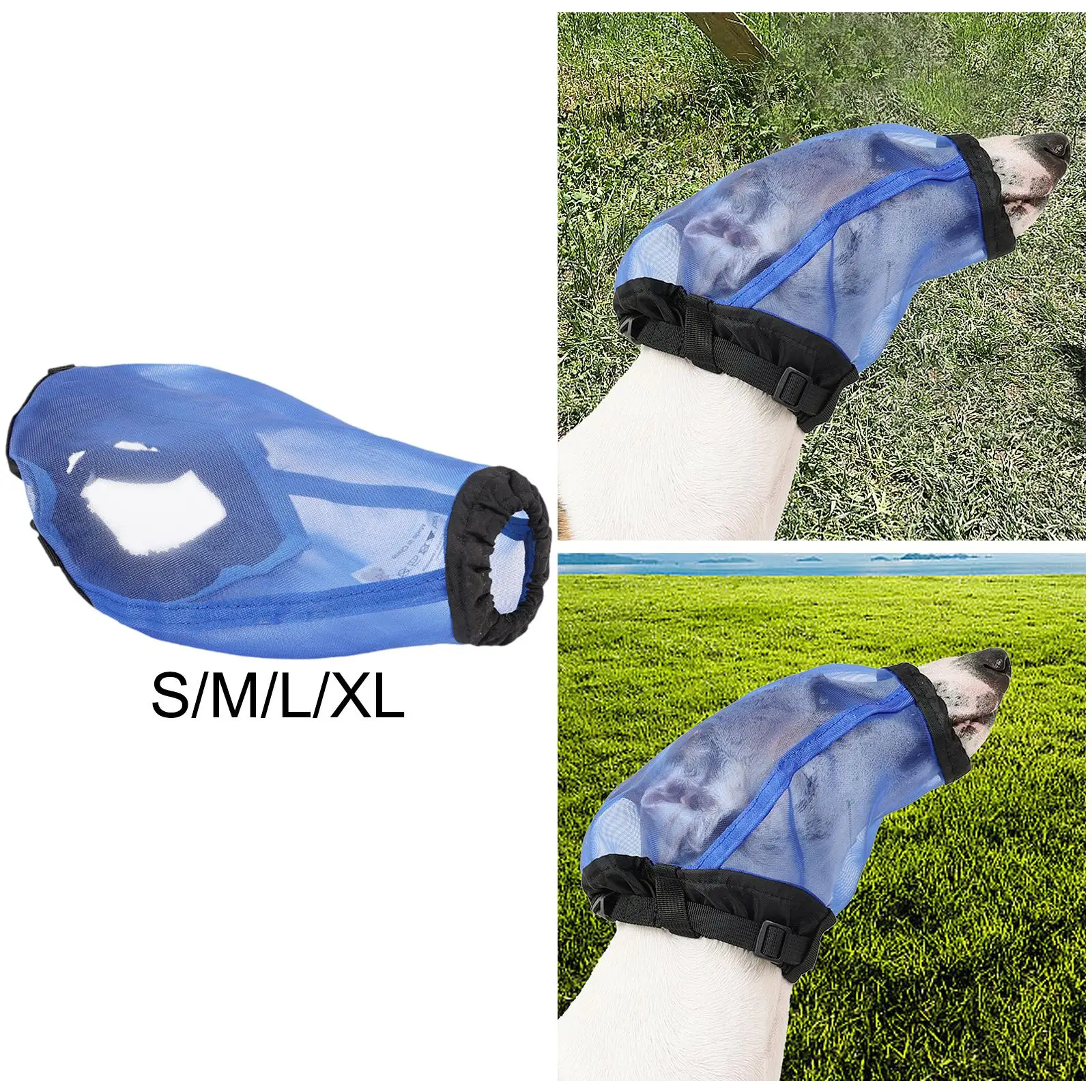 Dog Foxtail Mask Prevent Foxtails Thorns Field Cover for Adventures