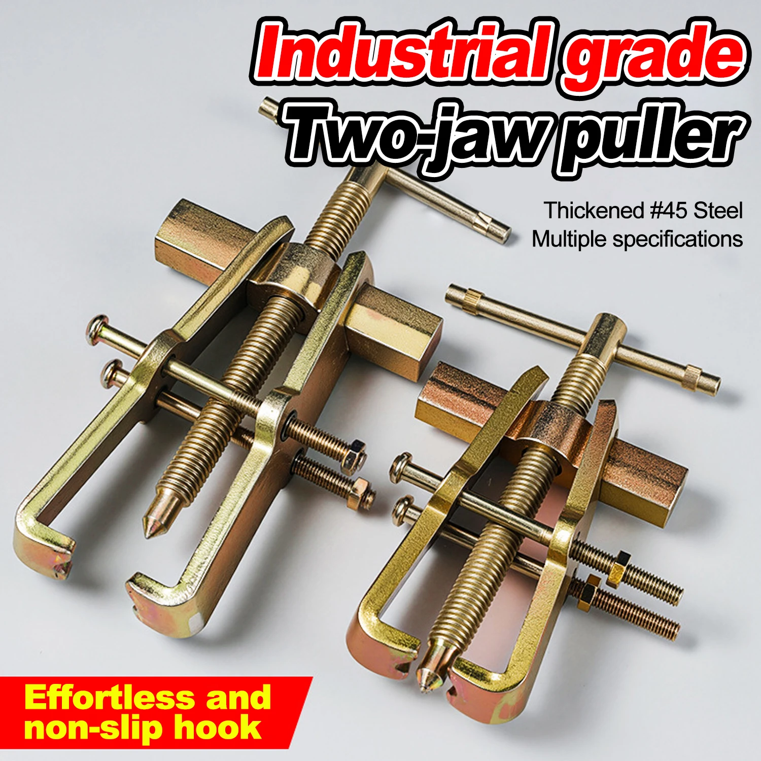 

3/4/6 Inch 2-Jaw Bearing Puller High-Strength Roller Gear Pump Pulley Remover Tool for Car Motorcycle Steering Wheel Repair