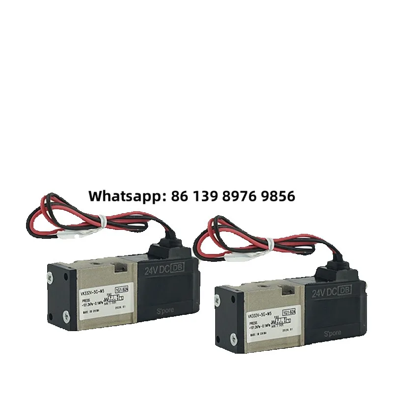 Type Vk332v Vk332-5G-01 M5 Direct-Acting Seat Valve Pneumatic Vacuum Negative Pressure 2-Position 3-Way Solenoid