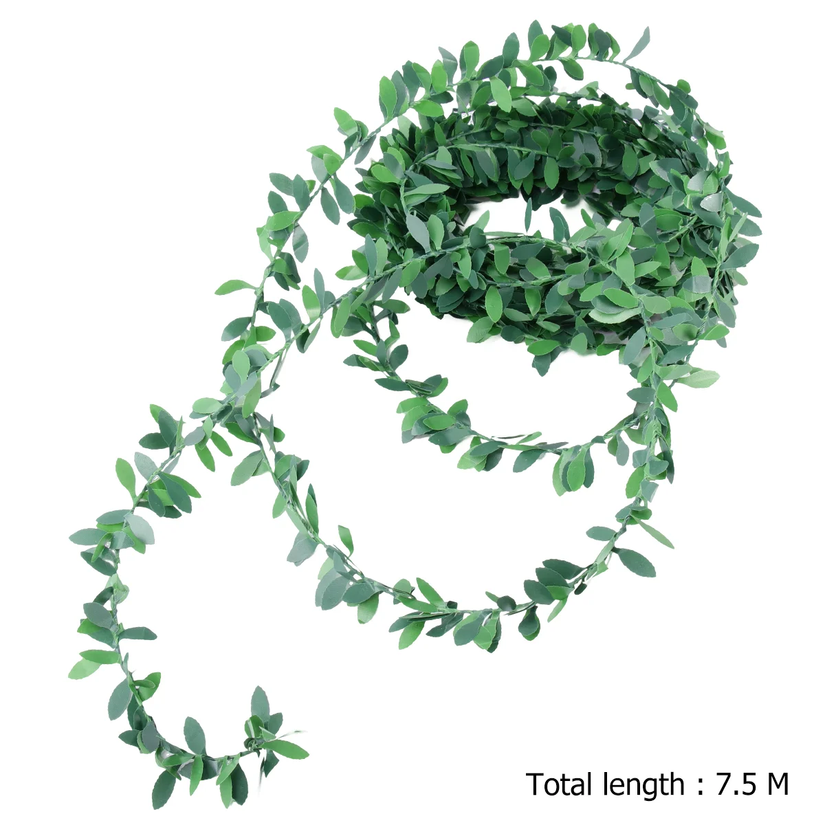 7 5m Vines Garland Wedding Decor Green Leaves Headband Fairy Lights False Leaf