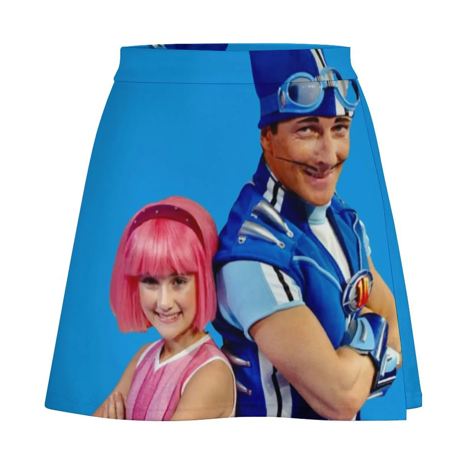 LazyTown: Stephanie & Sportacus Duo Design Mini Skirt summer dress for women 2025 Woman short skirt