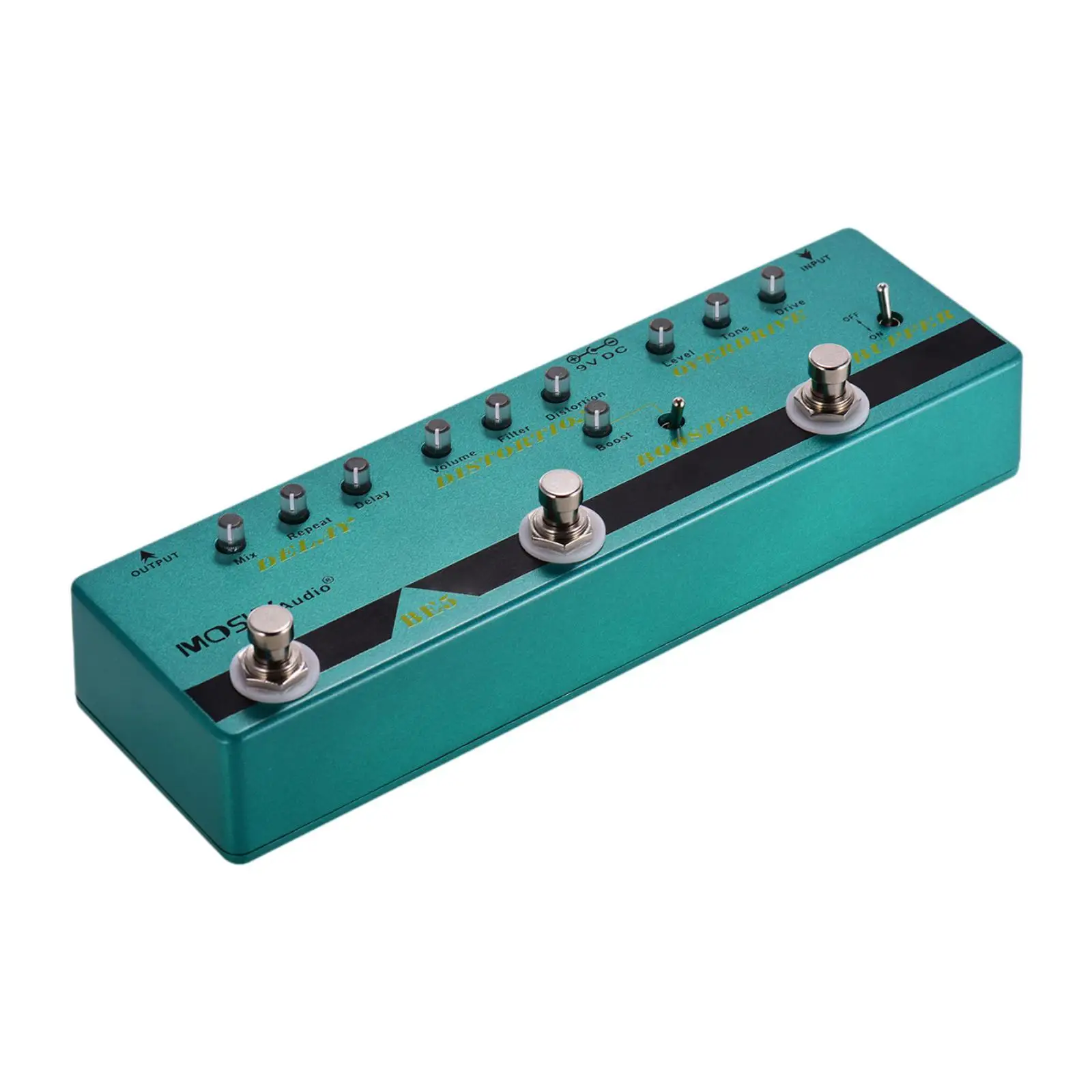 

Multi Effects Guitar Pedal Electric Guitar Effector Versatile 9V DC Combined Effect Pedal Compact 5 Effects Pedal in 1 Unit