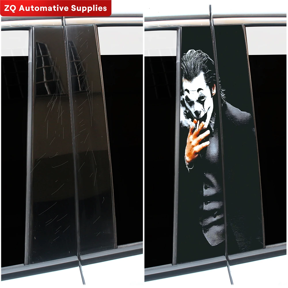 Adesivi per Auto Joker divertenti fai da te Auto B-pillar impermeabile protezione solare decorazione copertura graffi decalcomanie in vinile