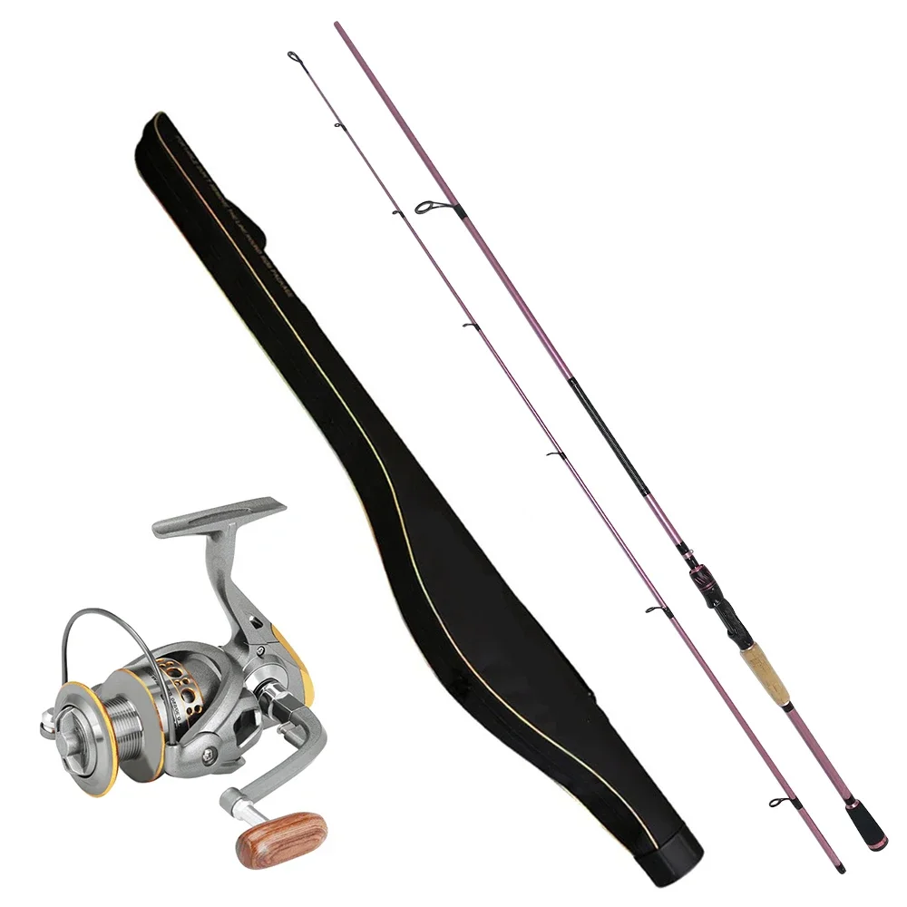 

Carbon Fiber 240cm Fishing Rod Reel Combo Set 5.2:1 12+1BB Reel Rod Fishing Kit