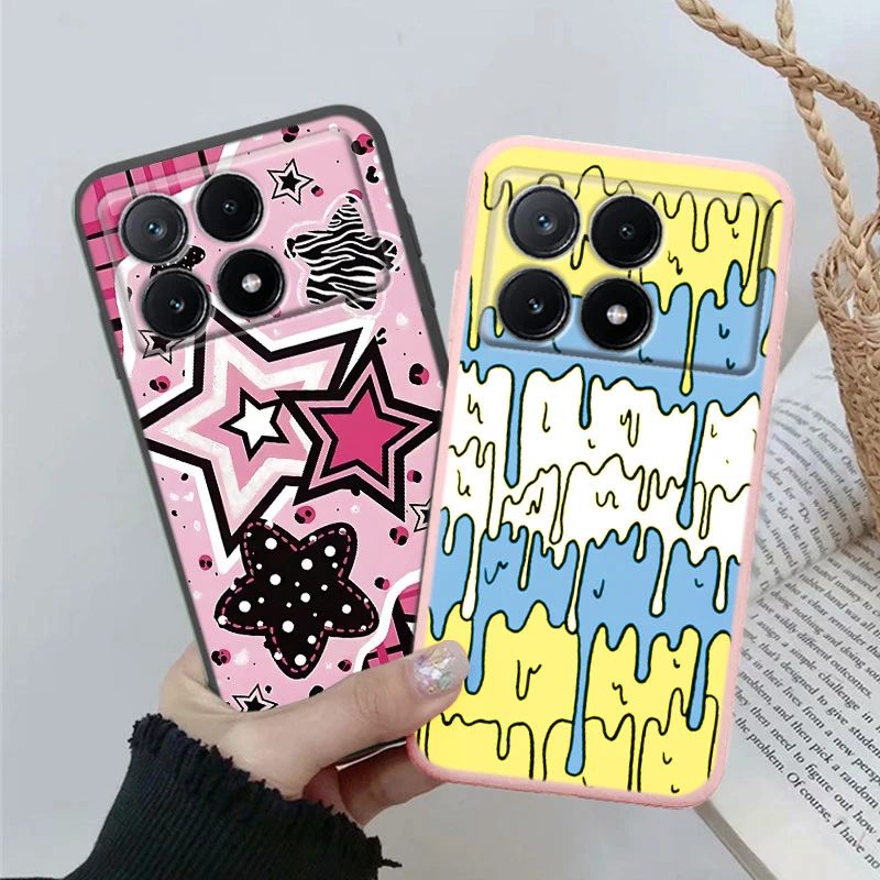 For Xiaomi Poco X4 Pro X5 X5 Pro X6 Pro F3 F4 F5 F6 F6 Pro M3 M4 Pro M6 5G Fashion Popular Dog Butterfly Cartoon Soft Phone Case