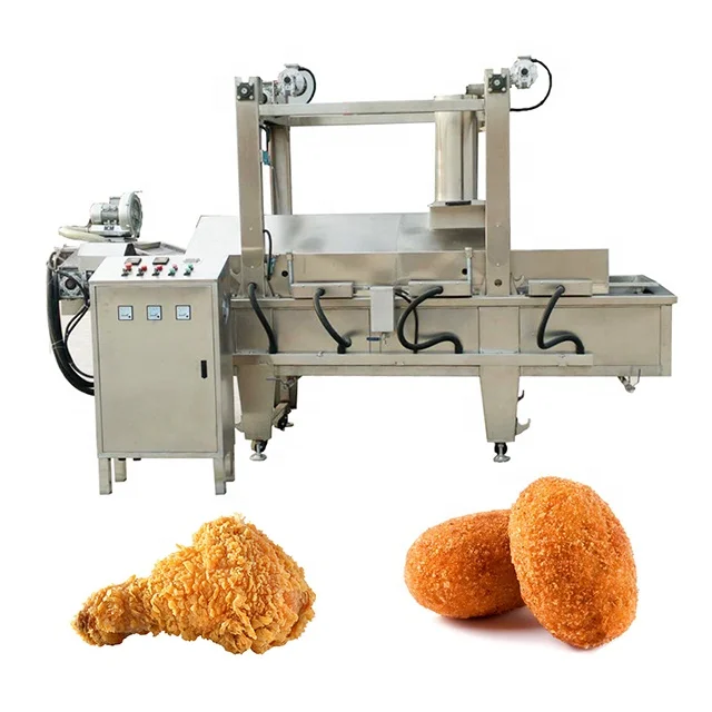 Groundnut Fry Crispy Fried Chicken Frier Deep Fryer Machine Continuous Frying Machine commercial