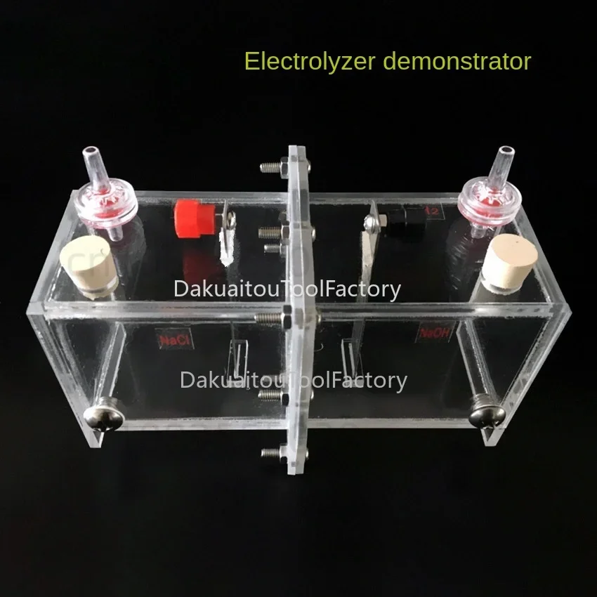 26063 Ion exchange electrode electrolyzer demonstrator high school chemistry teaching instrument