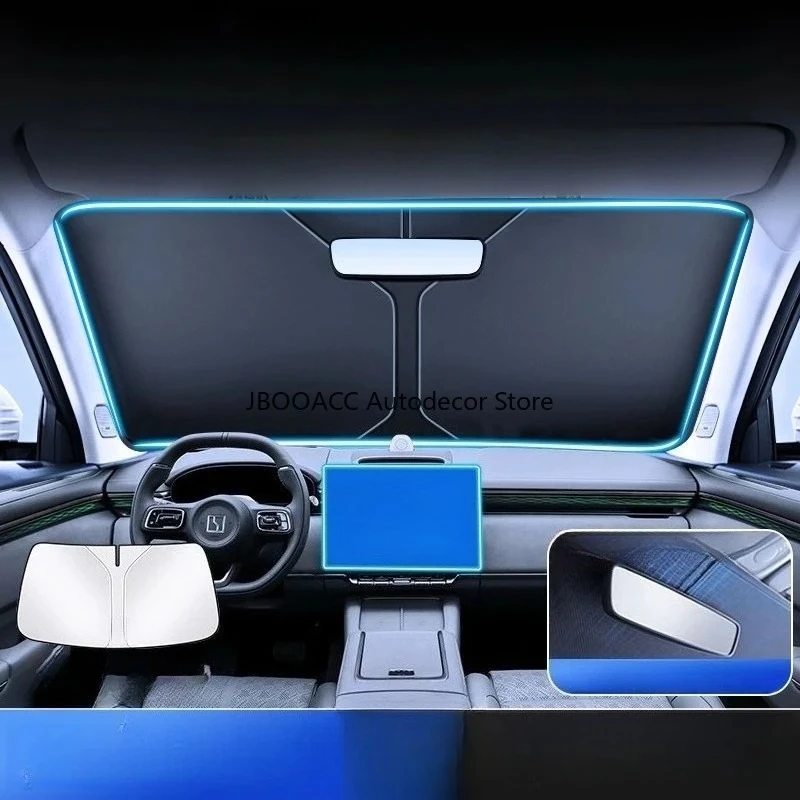 For Geely Zeekr 7X 2025 Car Windshield Sunshade Cover Anti UV Protection Foldable Accessories Auto Window Visor Shield Cover