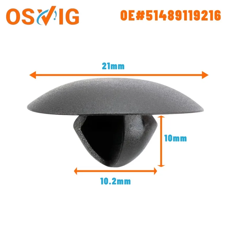 

20PCS OE#51489119216 51487273379 Suitable for the heat insulation cotton clip of bmw engine hood