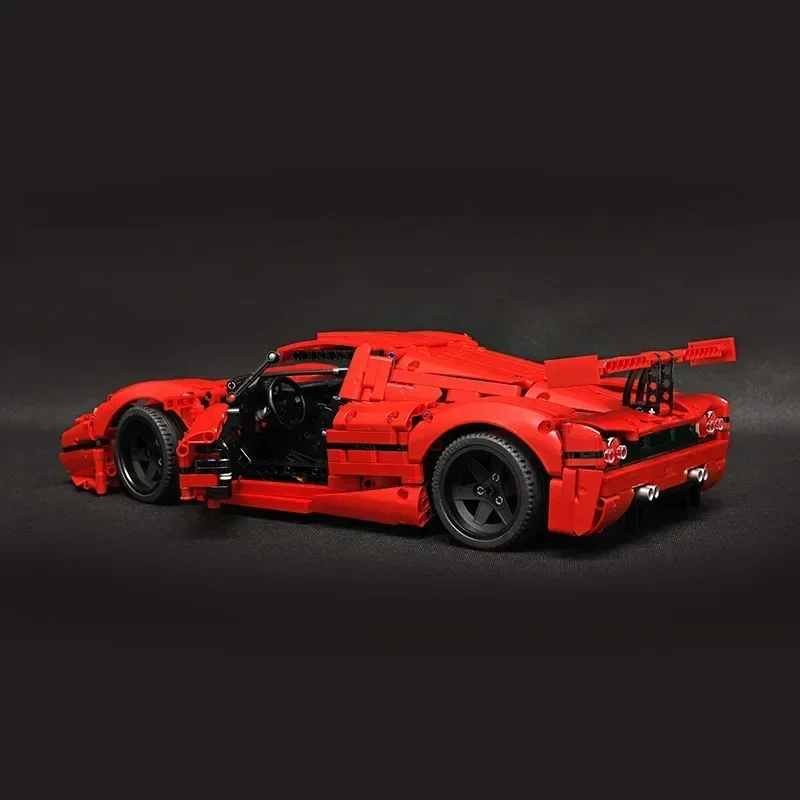 Moc blocos de construção supercar modelo velocidade campeão f50 tijolos técnicos diy montagem brinquedos construção para crianças presentes do feriado