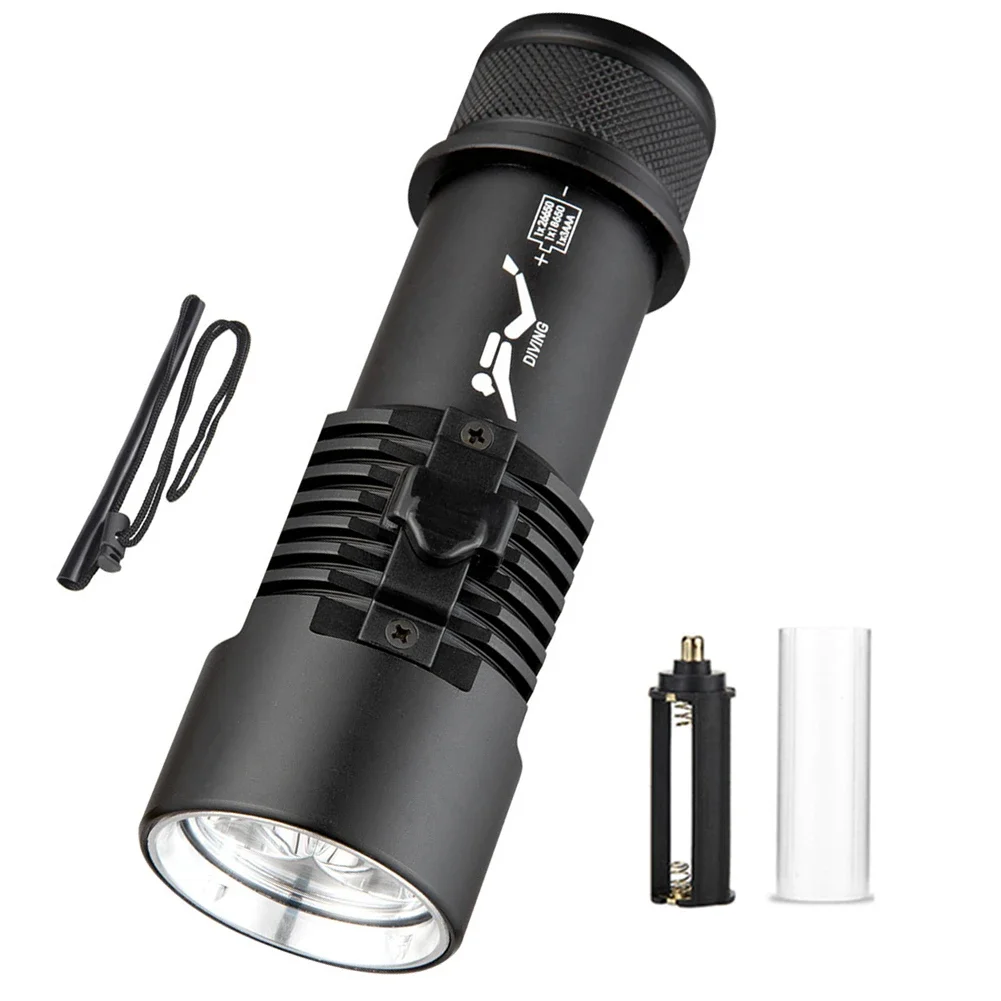 

Светодиодный фонарик для дайвинга Scube P70, водонепроницаемый, до 80 м, идеально подходит для подводных исследований и различных активных занятий на свежем воздухе