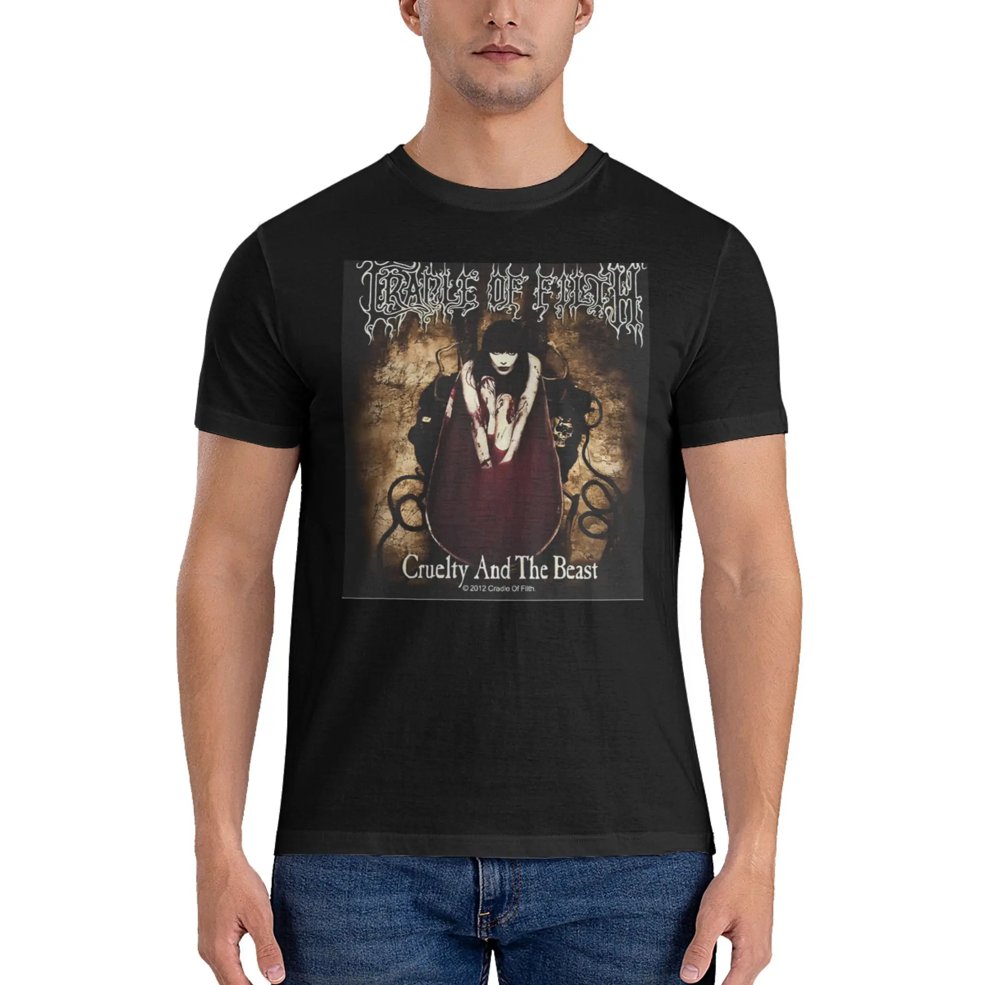 Cradle Of Filth Cruelty & Beast T-Shirts for Men Women  Leisure 100% Cotton Tees Crewneck Short Sleeve T Shirts Plus Size Tops