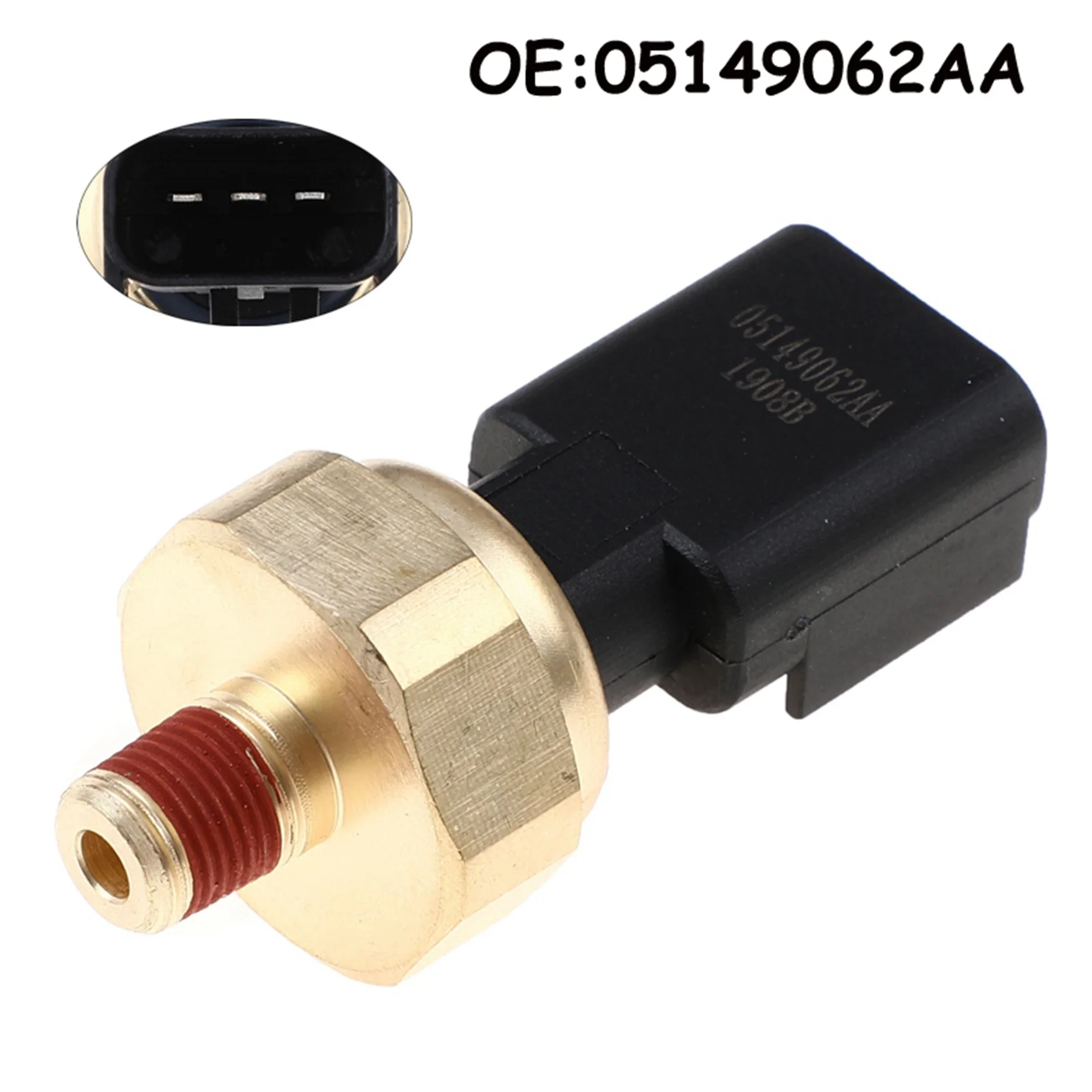 Clear 2X Engine Oil Pressure Sensor Mopar Fits For 2007 Jeep Grand Cherokee 3.0L-V6 05149065AA