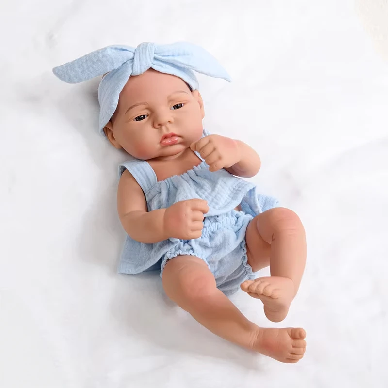 リボーンドール　おもちゃセット 16インチ（40cm）のリボーンドール、洋服セット付き、ビニール製新生児