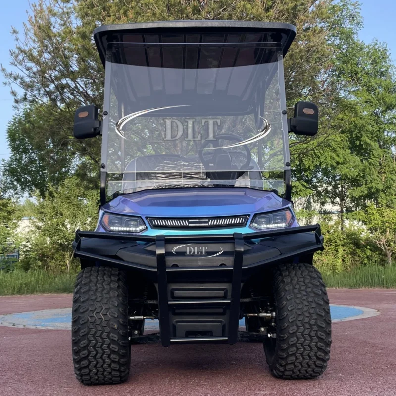 منتج جديد عالي الجودة صغير 2 + 2 مقاعد عربة جولف كهربائية على الطرق الوعرة نادي عربة مع العلبة الألومنيوم الطابق مقاومة للتآكل #2