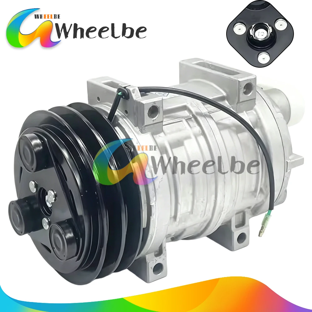 For AC Compressor TM21 TM-21 TM21HX Caterpillar John Massey Shuttlebus 43557240 48847240 488-47240 435-57240 10057240 10356393